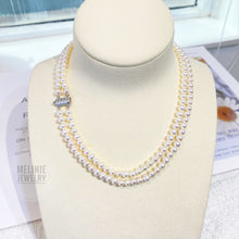 Load image into Gallery viewer, Twin Layer Pearl Choker Necklace