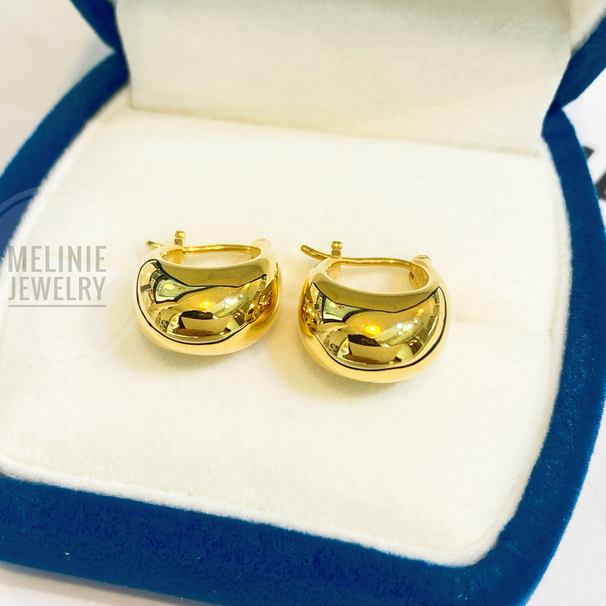 [Golden dew] 韓国☆18K Gold☆Lincontroline Earrigs 全3色 Golden dew] 韓国☆18K Gold☆Tiamo 3 Hoop Earrings (GOLDEN