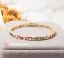 Load image into Gallery viewer, 美億年珠寶 18K金 寶石手鐲 手鏈 Melinie Jewelry 18K Gold Gemstome Gem bangle bracelet