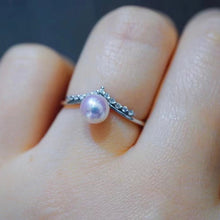 Load image into Gallery viewer, Victoria Diamond Akoya Ring