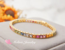 Load image into Gallery viewer, 美億年珠寶 18K金 寶石手鐲 手鏈 Melinie Jewelry 18K Gold Gemstome Gem bangle bracelet