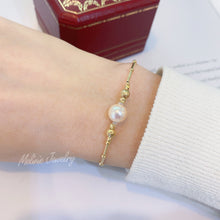 Load image into Gallery viewer, Solitude Akoya 18K Gold Bracelet