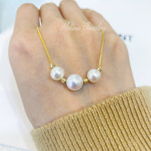 Load image into Gallery viewer, Triplet Akoya 18K Gold Necklace