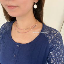 Load image into Gallery viewer, 彩虹色藍寶石Sapphire 多用途長鏈