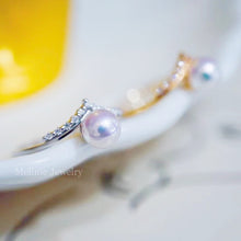 Load image into Gallery viewer, Victoria Diamond Akoya Ring