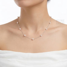 Load image into Gallery viewer, Baby Akoya Sai Rinn 彩凜珠 All Starry 18K Necklace PN0128