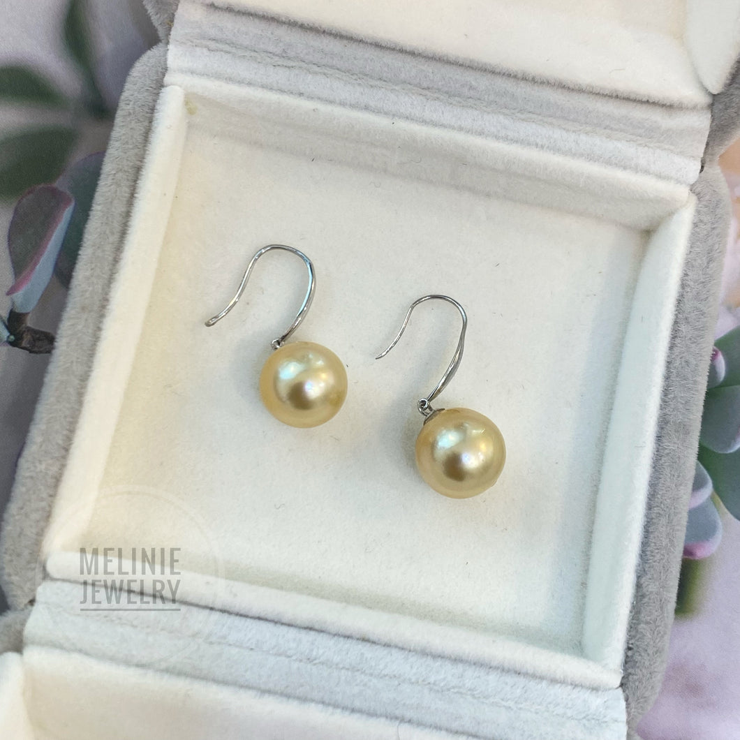 Golden Dawn South Sea Pearls 18K Earrings