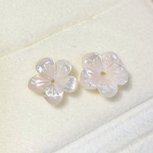 Load image into Gallery viewer, Pink Mother of Pearl Sakura Earrings Jacket AS0709