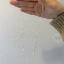 Load image into Gallery viewer, Baby Akoya Sai Rinn 彩凜珠 All Starry 18K Necklace PN0128