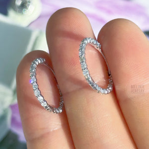 Two-Sided Eternity Diamond Hoops GE0123