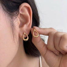 Load image into Gallery viewer, Waterdrop 18K Gold Earrings GE0161