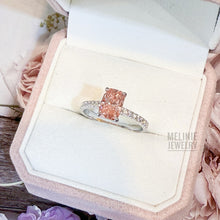 Load image into Gallery viewer, Velvet Blush Lab Grown Pink Diamond 18K Gold Ring AS0592