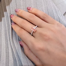 Load image into Gallery viewer, Velvet Blush Lab Grown Pink Diamond 18K Gold Ring AS0592