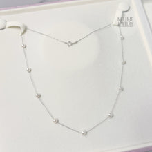 Load image into Gallery viewer, Baby Akoya Sai Rinn 彩凜珠 All Starry 18K Necklace PN0128