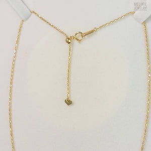 Snowflake 18K Gold Necklace GN0104