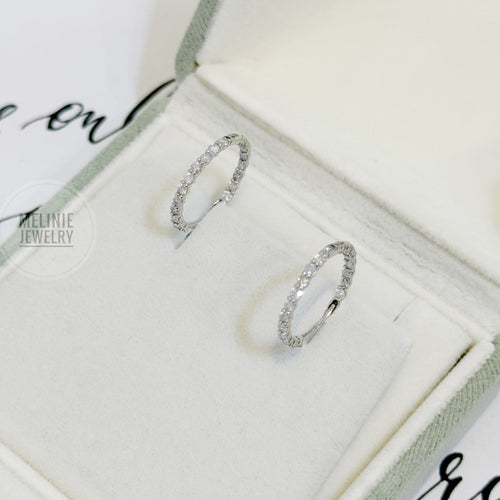 Two-Sided Eternity Diamond Hoops GE0123