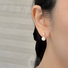 Load image into Gallery viewer, Marquise Diamond Akoya 18K Earrings AS0466