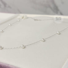 Load image into Gallery viewer, Baby Akoya Sai Rinn 彩凜珠 All Starry 18K Necklace PN0128