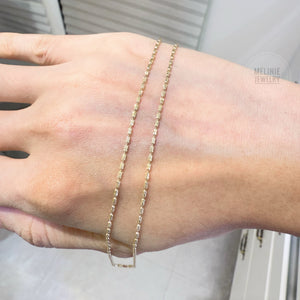 Snowflake 18K Gold Necklace GN0104