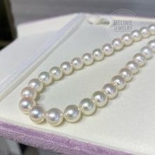 Load image into Gallery viewer, Natural Color Akoya Pearl Necklace PN0029-850-A2