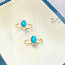 Load image into Gallery viewer, Turquoise Sonata Diamond 18K Ring GR0106