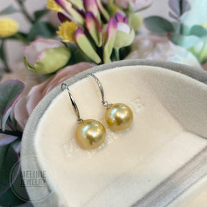 Golden Dawn South Sea Pearls 18K Earrings