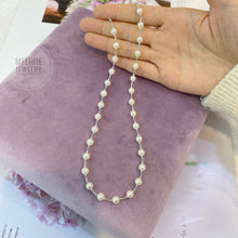 Load image into Gallery viewer, All Starry Akoya Pearl 18K Gold Necklace MN0012