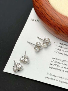 Clover Baby Akoya Earrings