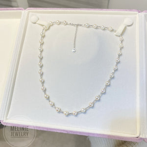 All Starry Akoya Pearl 18K Gold Necklace MN0012