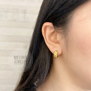 SHINE Pineapple 18K Gold Earrings