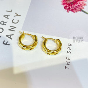 SHINE Pineapple 18K Gold Earrings