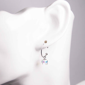 美億年珠寶 Melinie Jewelry Co 純銀 水晶耳環 耳釘 crystal 925 silver earrings