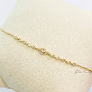 Marquise Cut Diamond Bracelet