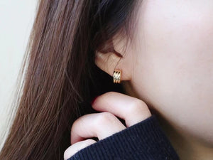 SHINE 18K Earring Hoops