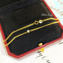Load image into Gallery viewer, Princess Cut Solitude Diamond 18K Bracelet