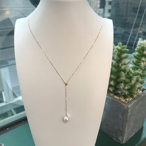Akoya pearl necklace melinie jewelry 美億年珠寶 珍珠18K金頸鏈