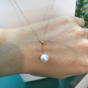Akoya pearl necklace melinie jewelry 美億年珠寶 珍珠18K金頸鏈