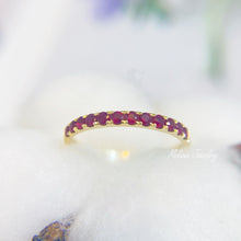 Load image into Gallery viewer, Ruby Eternity 18K Ring