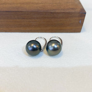 Cyra Diamond Tahitian Pearls Earrings