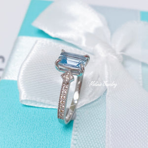 Marina Ring 海藍寶鑽石戒指