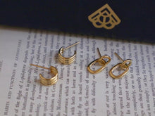 Load image into Gallery viewer, SHINE 18K Earring Hoops