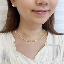 Load image into Gallery viewer, Baroque Queen Champagne Akoya Necklace