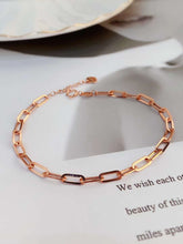 Load image into Gallery viewer, SHINE Block Chain 18K Bracelet
