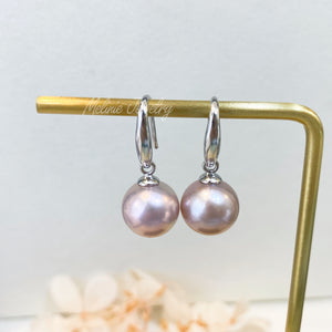 Lavender Edison Pearl Drop Earrings