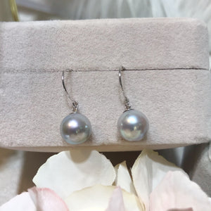 美億年珠寶 18K金耳環 鑽石 akoya 珍珠 melinie jewelry diamond earrings