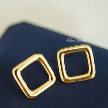 Load image into Gallery viewer, SHINE Quadrangle 18K Gold Earrings