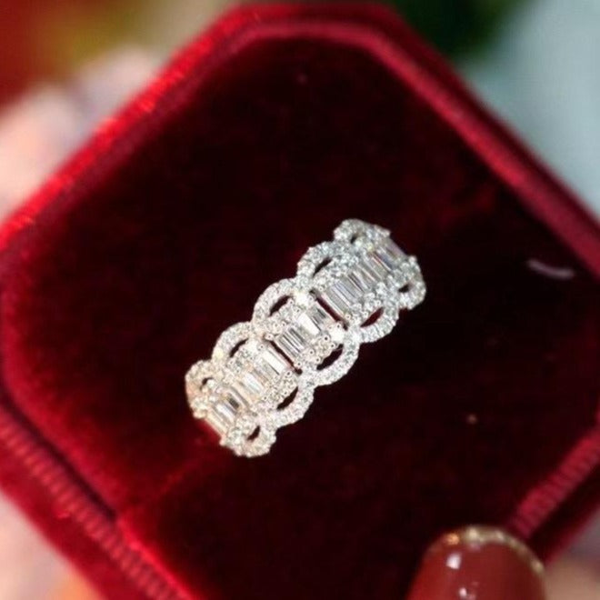 Lace-ish Diamond Ring