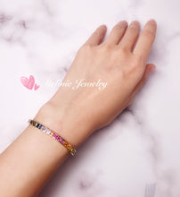 Load image into Gallery viewer, 美億年珠寶 18K金 寶石手鐲 手鏈 Melinie Jewelry 18K Gold Gemstome Gem bangle bracelet