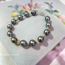 Load image into Gallery viewer, Waterdrop Tahitian Pearls 18K Gold Bracelet