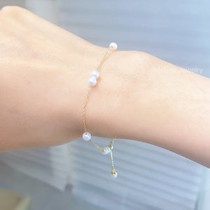 All Starry Baby Pearl 18K Bracelet